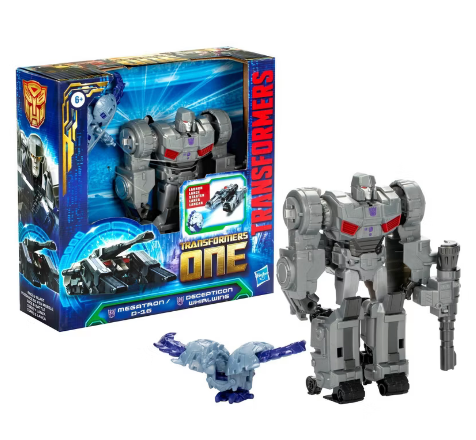 Transformers One Megatron / D-16 & Decepticon Whirlwing - Race and Blast 2-Pack