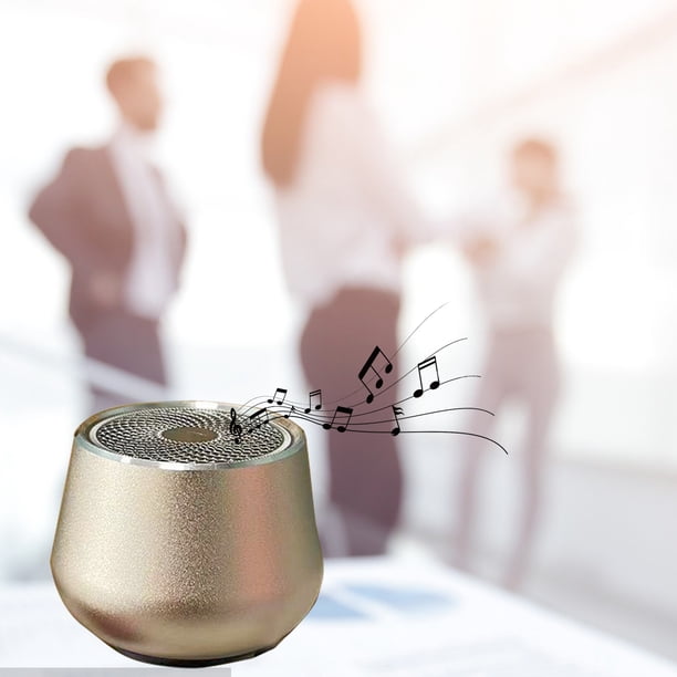 Altavoz Bluetooth inalámbrico Mini altavoz de aleación de aluminio conectado en serie con altavoces Bluetooth portátiles para exteriores.