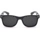 thumbnail image 4 of Gafas estenopeicas Gafas con agujeros negros Gafas de malla con patillas plegables para entrenamiento ocular para relajación, 4 of 5