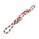 thumbnail image 5 of Cuerda de masticar en forma de nudo para perros Unique Bargains, cuerda de algodón trenzada duradera para limpiar los dientes de gatos y perros, azul y naranja, 5 of 7