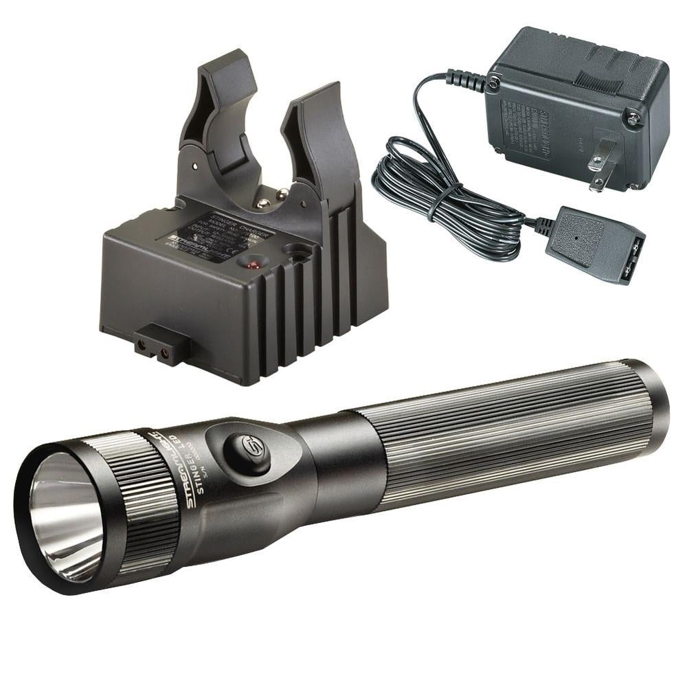 Streamlight Stinger LED Rechargeable 425 Lumen Flashlight w/ 120V/100V