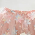 thumbnail image 4 of Floleo Girls Floral Tulle Tutu Skirt Kids Elastic Waist Layered Mesh Skirt 3D Flower Applique Skirt Lightweight Party Skirt for Play and Special Occasions(Pink,3 Years), 4 of 7