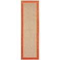 thumbnail image 3 of Oriental Weavers Cayman Indoor/Outdoor Rug - 5594Q - 7'10" x 10'10" - in Sand/ Orange - Classic Border, Multi-Level Pile, Water, Stain and Fade Resistant, Hose Clean, Patio, Outdoor Living Rug, 3 of 4