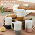 thumbnail image 4 of Juego de tazas para café Gencywe de 4 piezas, 470 ml, cerámica apta para microondas, 4 of 6
