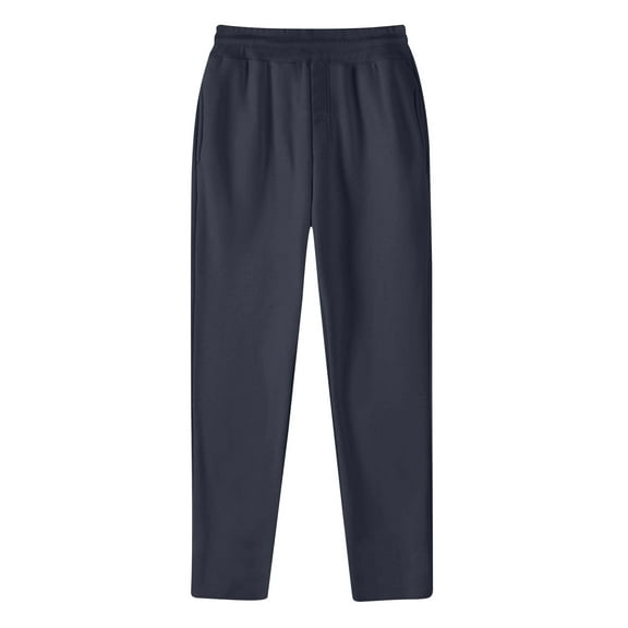 kosheko Sweatpants for Men Cotton Straight Leg Drawstring Gym Pants with Pockets Fall Winter Casual Solid Color Gym Pants Gray XXXL