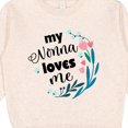 thumbnail image 3 of Inktastic My Nonna Loves Me for Girls Granddaughter Toddler Sweatshirt, 3 of 4