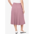 thumbnail image 3 of Woman Within Plus Size Petite 7-Day Knit A-Line Skirt, 3 of 6