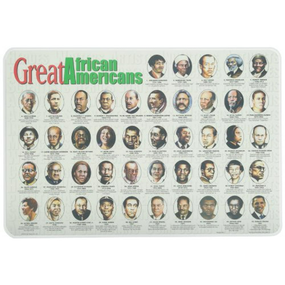 Painless Learning Great African Americans Placemat