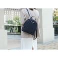 thumbnail image 2 of MKF Collection Sloane Vegan Leather Multi Pocket Women's Backpack, Elegant Functional Bookbag Purse Handbag by Mia K - Navy, 2 of 10