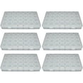 thumbnail image 6 of 6 Pack Diamond Painting Storage Boxes, 28 Grids Per Case for a Total of 168 Snap to Close Compartments for Resin Diamonds, Beads, Nail Rhinestones, and More - SciencePurchase, 6 of 9