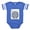 Royal Blue, variant on CafePress - Cute Element Lithium Li - Cute Infant Baby Football Bodysuit