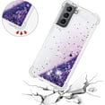 thumbnail image 4 of Samsung Galaxy S21 5G Case, Bling Glitter Liquid Clear Case Floating Quicksand Shockproof Protective Sparkle Silicone Soft TPU Case for Samsung Galaxy S21 5G, 4 of 5