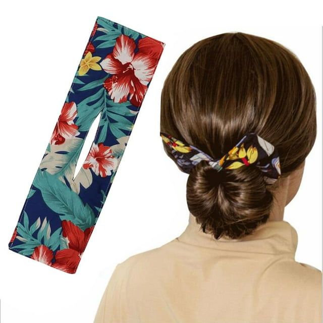 Banda para el cabello, de cabellero de moda para mujer, diadema de alambre anudado , Clip de tela Multicolor elegante, herramienta de -