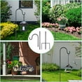 thumbnail image 5 of Greenidea 2 PCS Shepherds Hook Outdoor 35 inch 1/2 inch Thick Garden Shepherds Hook Metal Garden Stake with Hooks Lantern Stick Shepherds Hooks for Solar Lights Lanterns Bird Cages Weddings Plant Bask, 5 of 9