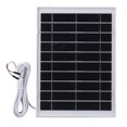 thumbnail image 1 of Batería Cámara Panel Solar 10W 5V 360°Montaje Ajustable para Acampar Senderismo, 1 of 9