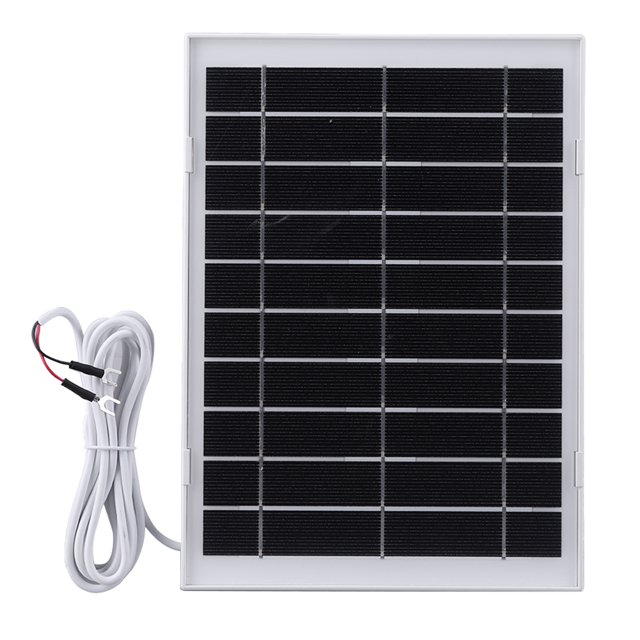Batería Cámara Panel Solar 10W 5V 360°Montaje Ajustable para Acampar Senderismo
