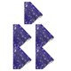 thumbnail image 1 of Speravity Rhinestone Ribbon Self-Adhesive with Good Craftsmanship Packaging Car Strong Gift Sticker Decorations Kit Stickiness for Phone cristal azul oscuro (12*20 CM) SS8 5piezas Speravity CBP224076, 1 of 5