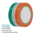 thumbnail image 3 of Unique Bargains 32.8Ft Tennis Racket Badminton Racquet Grip Finishing Tapes, Green/Silver/Orange 3 Pack, 3 of 5
