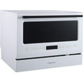 thumbnail image 4 of Farberware Professional 6 Piece Countertop Dishwasher, Glass Door, White, 4 of 5