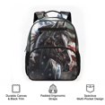 thumbnail image 6 of Jeiento Horse Preschool Backpack for Toddler, American Flag 13.5 Inch Kids School Backpack for Boys 3-5, Lightweight Bookbag with Mesh Side Pockets, 6 of 7