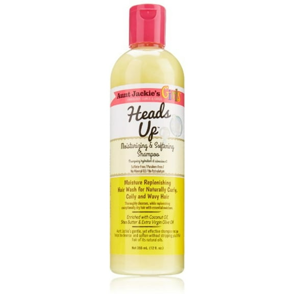 Aunt Jackie's Girls Heads Up Moisturizing & Softening Shampoo, 12 oz (Pack of 2)