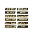 thumbnail image 3 of 12 Pack of Magnetic Toolbox Labels, 3D-Printed Tool Box Labels, General Tool Box Organize Accessories, Easy to Read Printing, Quick Identifying Tool Box Drawers (Yellow), 3 of 5