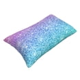 thumbnail image 3 of Kll Multicolor Glitter Pillow Covers Envelope Closure,Super Soft And Cozy Fuzzy Fleece Pillow Case Cover 14"X20", 3 of 9