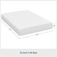 Renwick 10 inch Full Size Memory Foam Mattress with Green Tea Scent