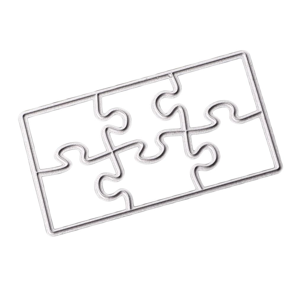 Puzzle Metal Cutting Dies Stencils For Scrapbookings Cards Crafts EmbossinUTSG 