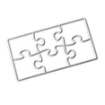 thumbnail image 1 of Troqueles de corte de rompecabezas, papel de para tarjetas, plantilla de plantilla troquelada de metal para álbum de recortes d, 1 of 7
