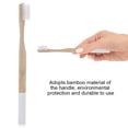 thumbnail image 3 of 6 Colors Soft Nylon Brush Bamboo Handle Toothbrush Delicate Design Small Brush Head Design 6 Colors to Choose, 3 of 7