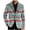 Light Blue, variant on Mens Christmas Corduroy Blazer Vintage Xmas Pattern Printed Long Sleeve Single Breasted One Button Notch Lapel Business Suit Jacket Trendy Holiday Slim Fit Casual Sport Coat with Pockets