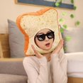 thumbnail image 1 of Lindo y divertido gorro de tostada, juguetes de peluche, gorro de pan, regalo creativo para cumpleaños o Navidad, disfraz, sombrero novedoso, accesorios de fotos para adultos y niños., 1 of 5