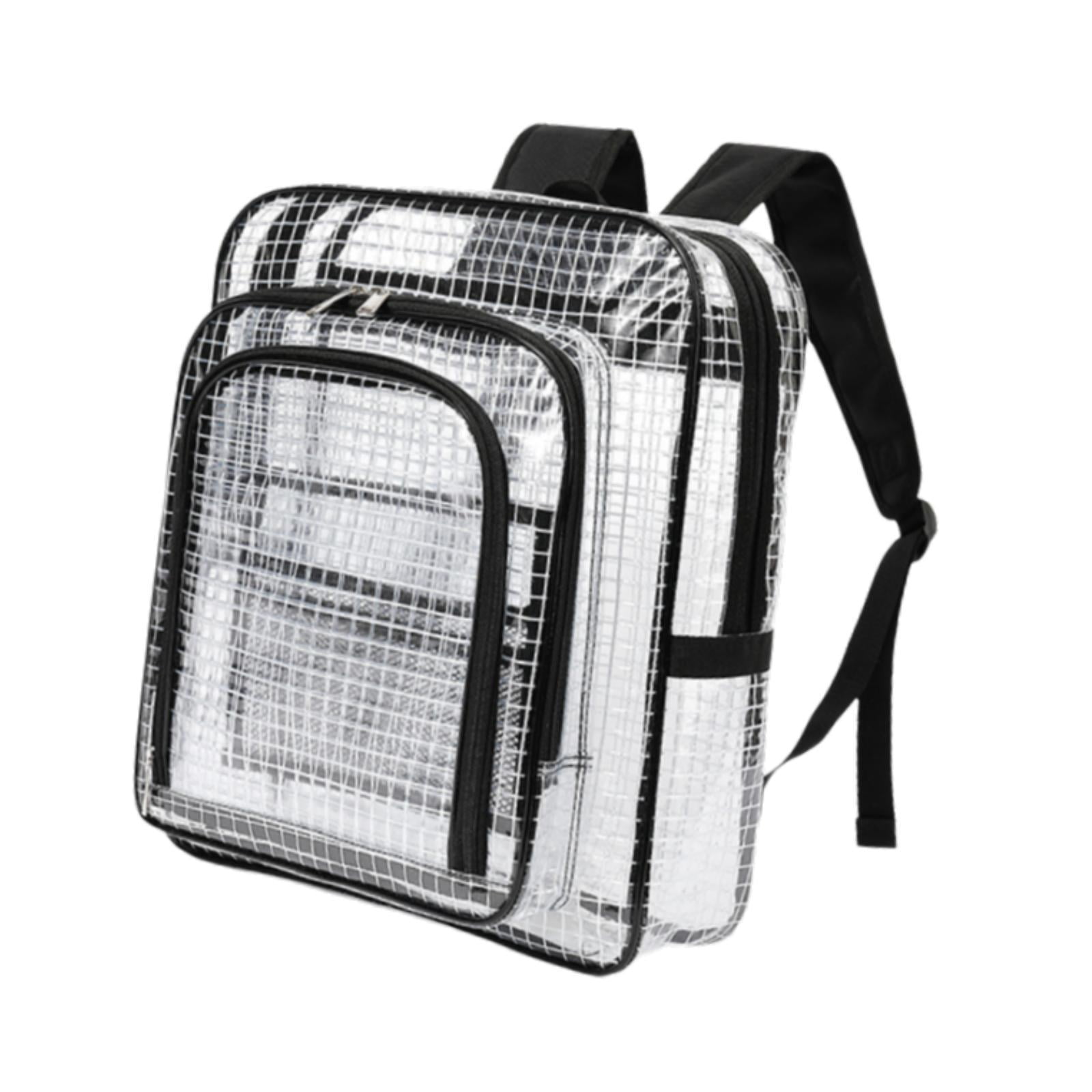 oshhni Clear Backpack Hand Tools Organizer Storage PVC Transparent Plumber Tool Bag A