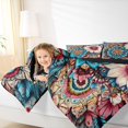 thumbnail image 4 of Homewish Retro Rustic Flower Bedding Comforter Set,Boho Style Plant Twin Comforter Sets,Bohemain Floral Bedding Set For Girls Kids,Microfiber Bedroom Decor Reversible,2-Piece, 4 of 8