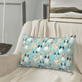 thumbnail image 5 of Fuzoiu Colorful Dog Print Fuzzy Pillowcases, Super Soft Pillow Case Cover with Zipper for Bedroom, Sofa, Couch,Cozy Pillow Shams for All Seasons-16"x24", 5 of 6