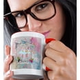 thumbnail image 2 of 3drose, Ballerina Dancers, Flower Dance Frame, Pastel Abstract Design, 11oz Two-tone Red Mug, 2 of 6