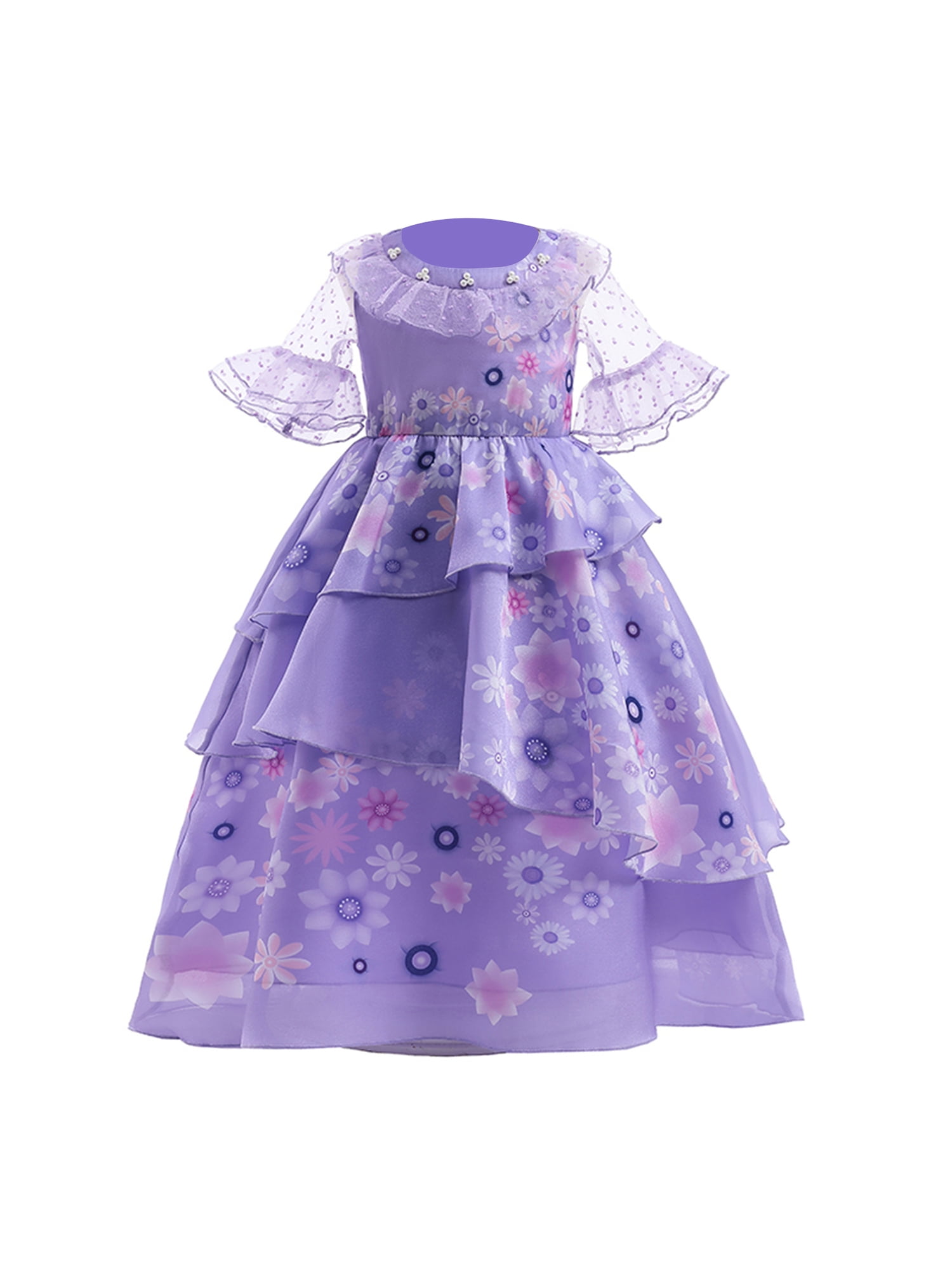 Girls Ice 2 Halloween Birthday Party Cosplay Outfit for Little Child Kid Teen Princess Dress up Costume