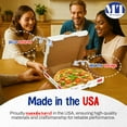 thumbnail image 5 of MT Products White and Red B-Flute Pizza Boxes 18" x 18" x 2" - Pack of 10, 5 of 7