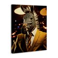 thumbnail image 2 of Stupell Industries Glam Trendy Debonair Zebra Canvas Art, 30 x 40, by Ray Powers, 2 of 8