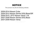 thumbnail image 2 of Transit Auto Rear Brake Drum Shoes and Spring Kit for Car Nissan Versa Sentra Cube K8N-100391, 2 of 11
