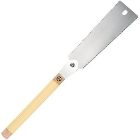 10 Inch Small Woodworking Pull Saw, SK5 Blade Japanese Saw for Crafts, Hobbies, DIY, Non-Slip Wooden Handle Garden Pruning Saw, Sharp and Lightweight Woodworking Tools