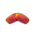 thumbnail image 2 of Walleva Fire Red Polarized Replacement Lenses for Oakley Splinter Sunglasses, 2 of 6