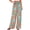 Floral Green, variant on Floral Wide Leg Pants Woman Spring Summer Smocked Elastic Waist Long Pant Resort Wear Beach Vacation Outfits
