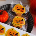 thumbnail image 4 of Fiudx Ofertas relámpago del día 60 hojas de pegatinas de Halloween, suministros para fiestas de calabaza, galletas, frascos, dulces, etiquetas adhesivas, pegatinas de sellado, pegatinas decorativas p, 4 of 6