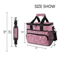 thumbnail image 3 of Cooler bag Pink Rose Floral Background 15L Insulated Lunch Bag Large Cooler Suitable for camping and picnics, 3 of 7