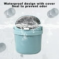 thumbnail image 6 of Shrysg Unique Flip-Top Trash Can - Modern Design with Transparent Lid,Odor-Sealed,Easy to Maintain and Use,Versatile for Home or Office (8.26x15.51x5.51in), 6 of 7