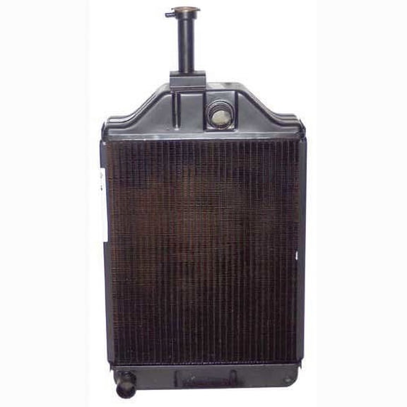 Radiator with 6" Fill Neck fits Massey Ferguson 50 265 265S 270 275 283 290 670 675 690 50 50E 275 283 290 690 30D 50E 1669650M94 1680599M92