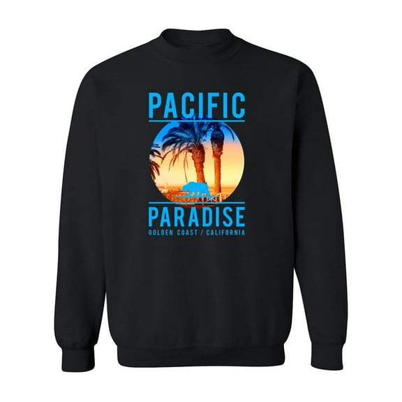 Golden Coast, California Sweatshirt Men -Image by Shutterstock, Male Medium