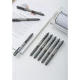 thumbnail image 2 of TEMOGU-Retractable Silent Click Gel Pens For Journaling, Smooth Writing, Black Gel Ink Medium Point Pen (0.7 mm), Pack of 8, 2 of 4